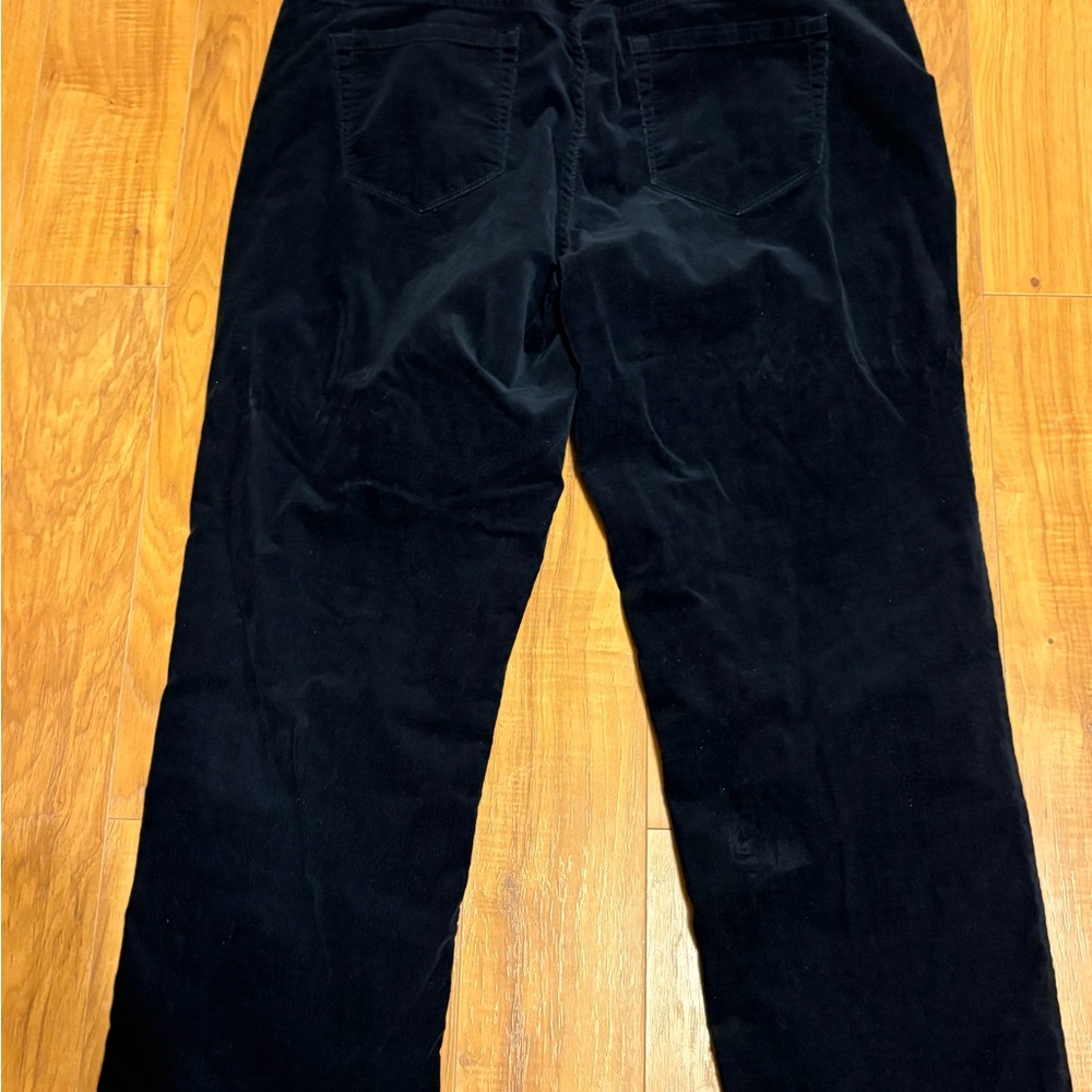 Avenue Women's Black tiny corduroy pants - Picture 2 of 4